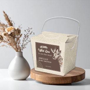 Ballotins Baby Shower Safari Animal Sauvage