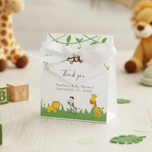 Ballotins Baby Shower Safari Bébé Animaux de la Jungle Migno