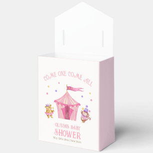Ballotins Baby shower singe de cirque rose mignon unique