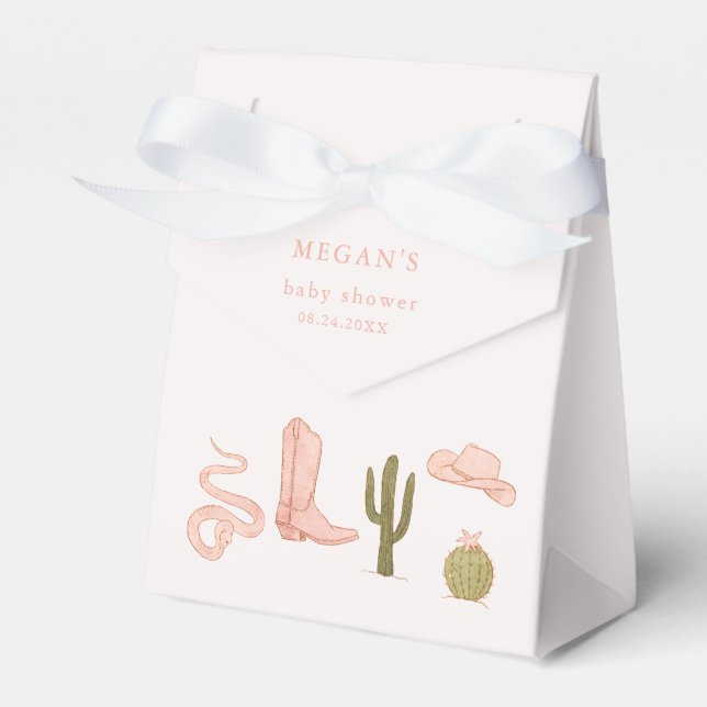 Ballotins Baby shower Southern Cowgirl (Verso)