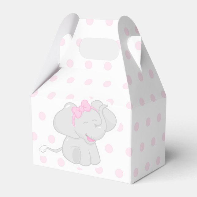 Ballotins Baby shower Sweet Pink Box (Verso)