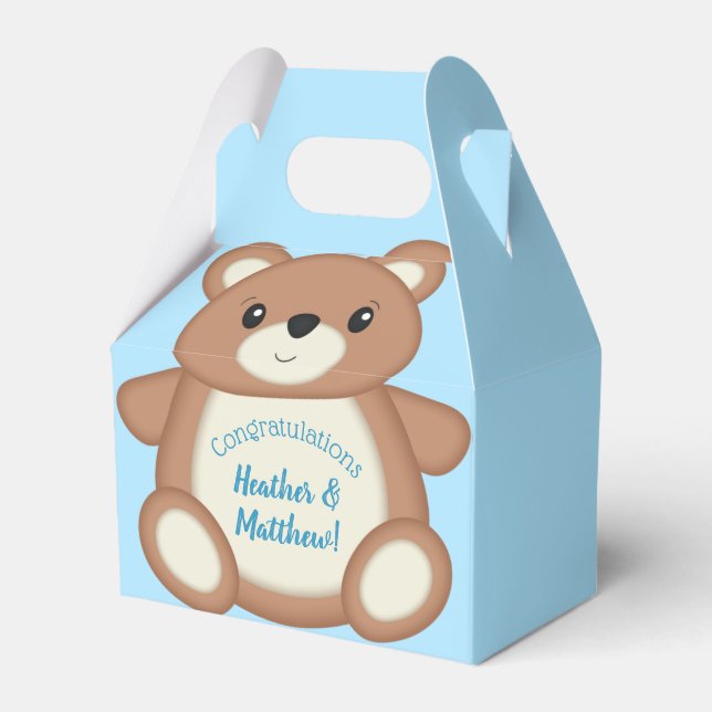 Ballotins Baby shower Teddy Bear (Verso)