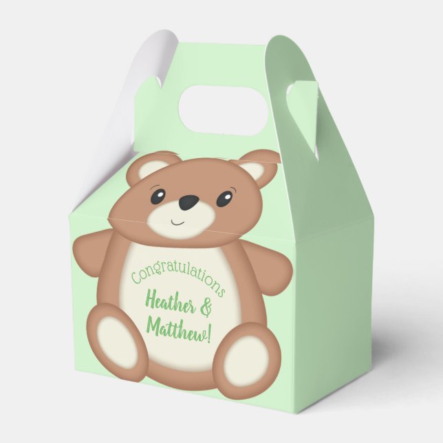 Ballotins Baby shower Teddy Bear (Verso)