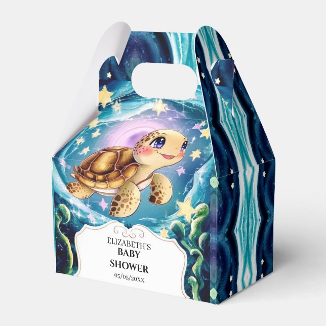 Ballotins Baby shower tortue (Verso)