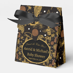 Ballotins Baby Shower Vintage Abeille à Miel Noir