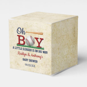 Ballotins Baby shower vintage de baseball Boys