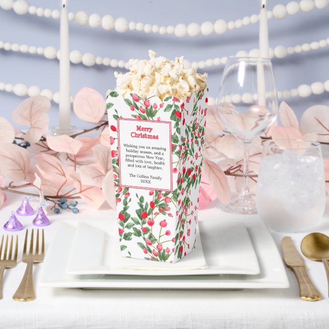 Ballotins Baies rouges | Message de coeur | Joyeux Noël (Mariage)