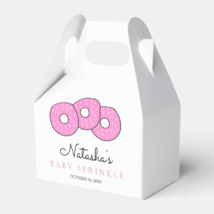 Ballotins Baigre Donuts Rose 2e Bébé Sprinkle Douche