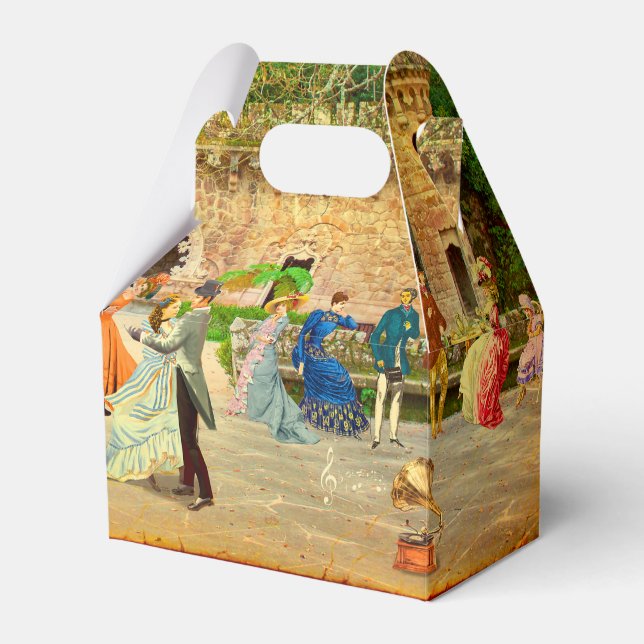 Ballotins Bailando vals en la Quinta da Regaleira (Portugal) (Verso)