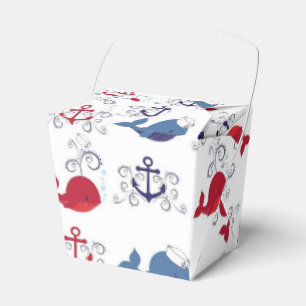 Ballotins Baleines et Ancres rouges et bleues