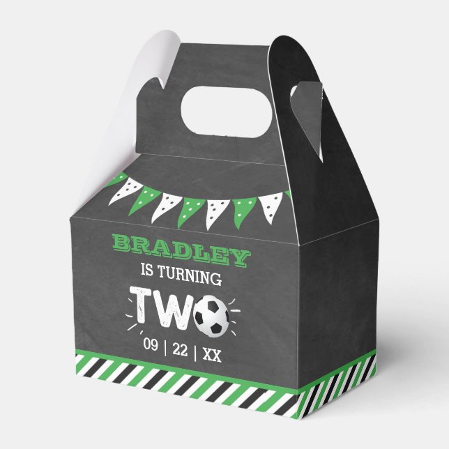 Ballotins Balle de football étoile 2e fête d'anniversaire (Verso)