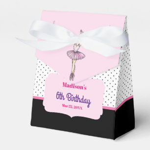 Ballotins Ballerina avec robe rose fête d'anniversaire