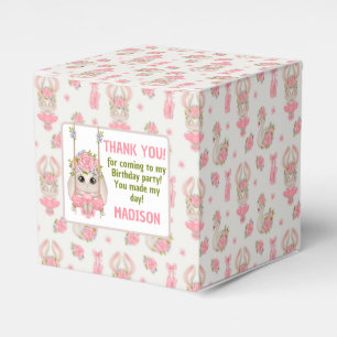 Ballotins Ballerina thème lapin pastel rose fille