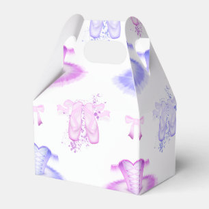 Ballotins Ballet rose et violet Anniversaire Chaussures Tutu