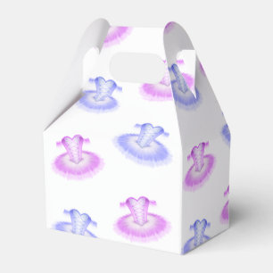 Ballotins Ballet rose et violet Anniversaire Tutu Aquarelle