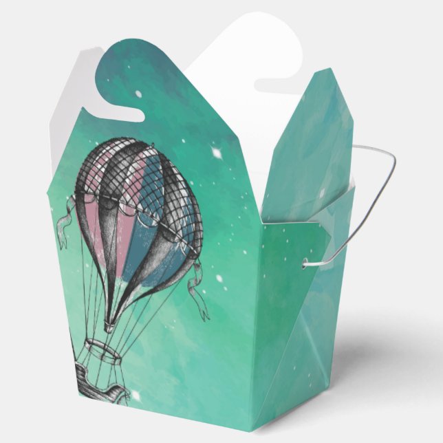 Ballotins BALLON D'AIR CHAUD, Ballotin DE RÉVÉLATION SEXE (Ouvert)