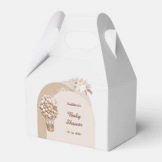 Ballotins Ballon en l'air éléphant Boho Neutre Pampas