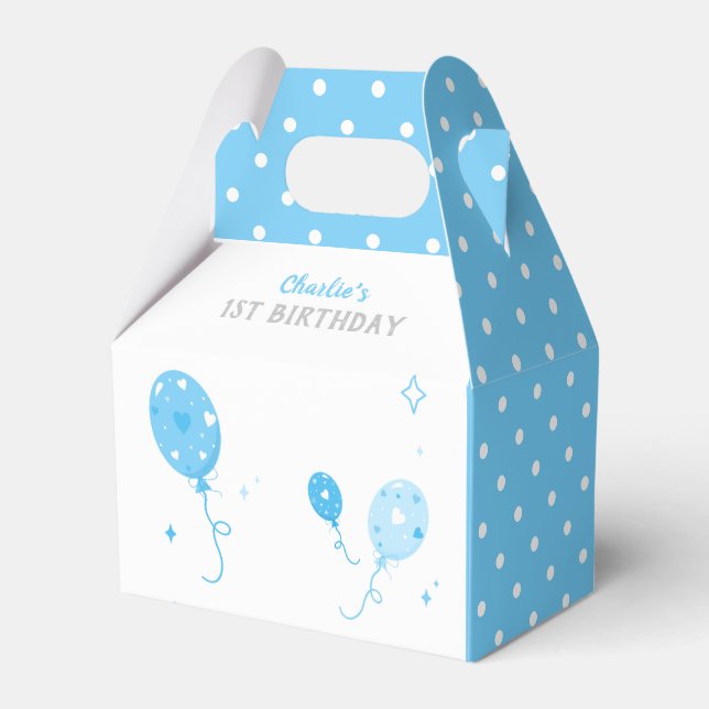 Ballotins Ballons Bleus Ballotin Anniversaire 💙 (Verso)