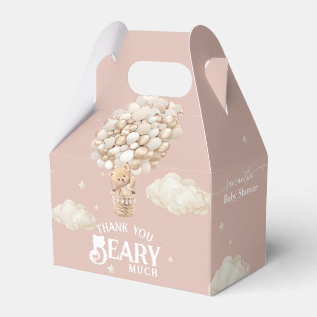 Ballotins Balloon Ours Teddy Bearly Wait Baby Girl Douche (Verso)