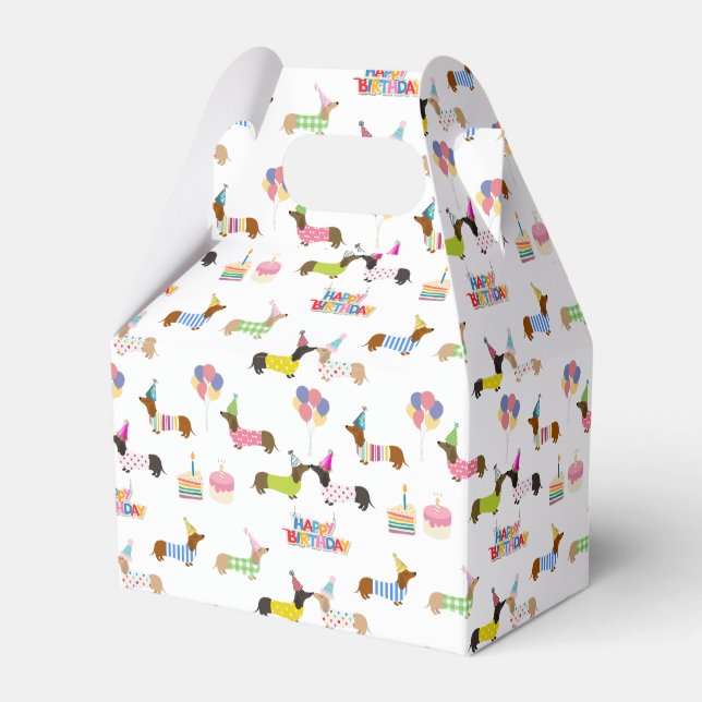 Ballotins Ballotin à thème Dachshund (Verso)