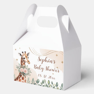 Ballotins Ballotin Baby shower de  rose Floral Giraffe