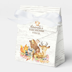 Ballotins Ballotin Baby shower des animaux de bois