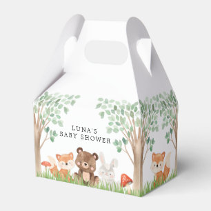 Ballotins Ballotin Baby shower des animaux de bois