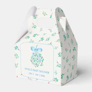 Ballotins Ballotin Baby shower d'hiver Blue Mistletoe
