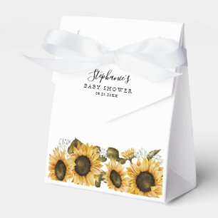 Ballotins Ballotin Baby shower floral tournesol