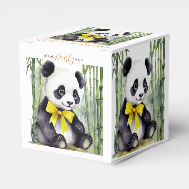 Ballotins Ballotin Baby shower Panda Bear (Verso)