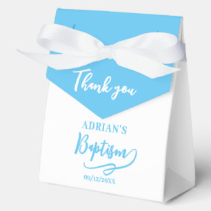 Ballotins Ballotin Baptême de garçon bleu