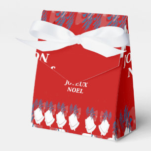 Ballotins Ballotin Cadeau Cloches Joyeux Noël Rouge