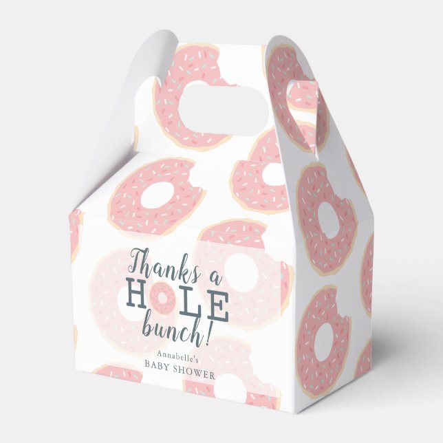 Ballotins Ballotin cadeau Merci de Donut rose (Verso)