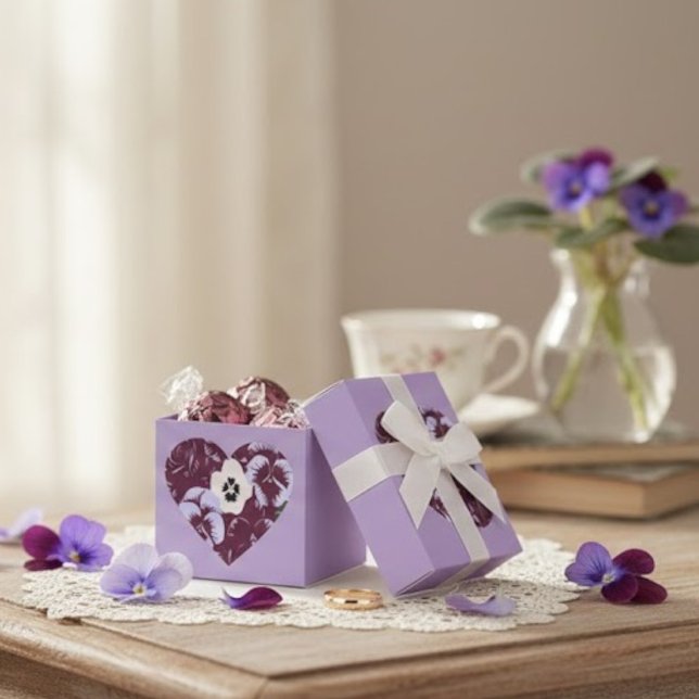 Ballotins Ballotin "Cœur de Violettes"  (Créateur téléchargé)