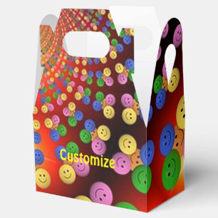 Ballotins Ballotin coloré à visage joyeux de la spirale Gabl