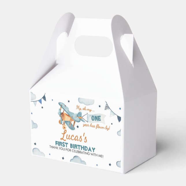 Ballotins Ballotin d'anniversaire de l'avion vintage (Verso)