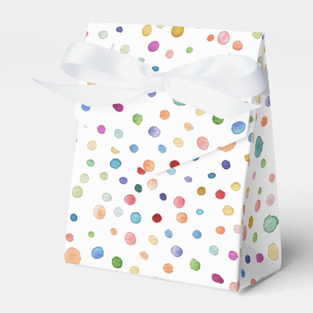 Ballotins Ballotin d'aquarelle Rainbow Confetti (Verso)