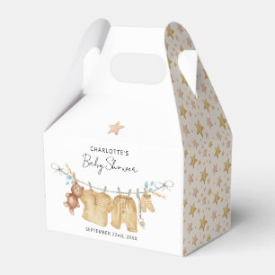 Ballotins Ballotin de Baby shower Boho Clothesline