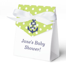 Ballotin de Baby shower Nautique à thème garçon!