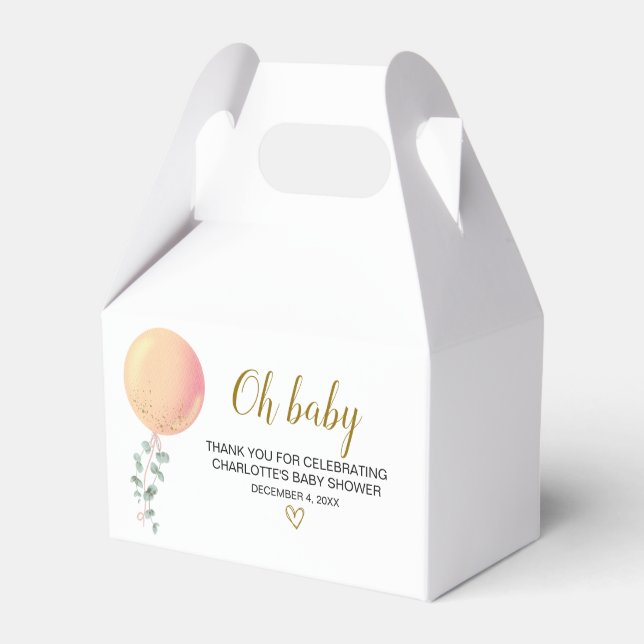 Ballotins Ballotin de Baby shower neutre pour les femmes (Verso)