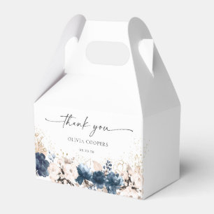 Ballotins Ballotin de Baby shower Rose bleu et poussiéreux d