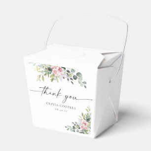 Ballotins Ballotin de Baby shower rose verdoyant