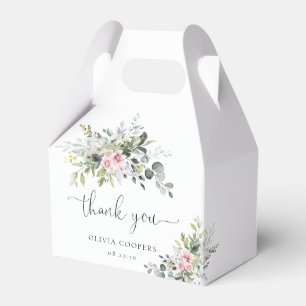 Ballotins Ballotin de Baby shower rose verdoyant
