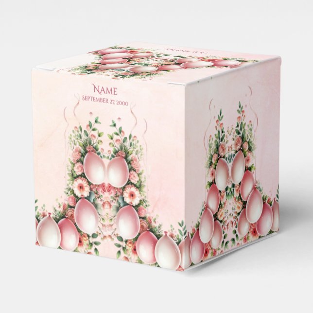 Ballotins Ballotin de ballons roses (Verso)