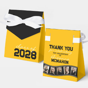 Ballotins Ballotin de bande de film Gold & Black Photo Colla