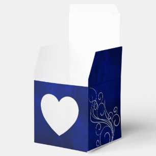 Ballotins Ballotin de coeur Royal Blue Silver