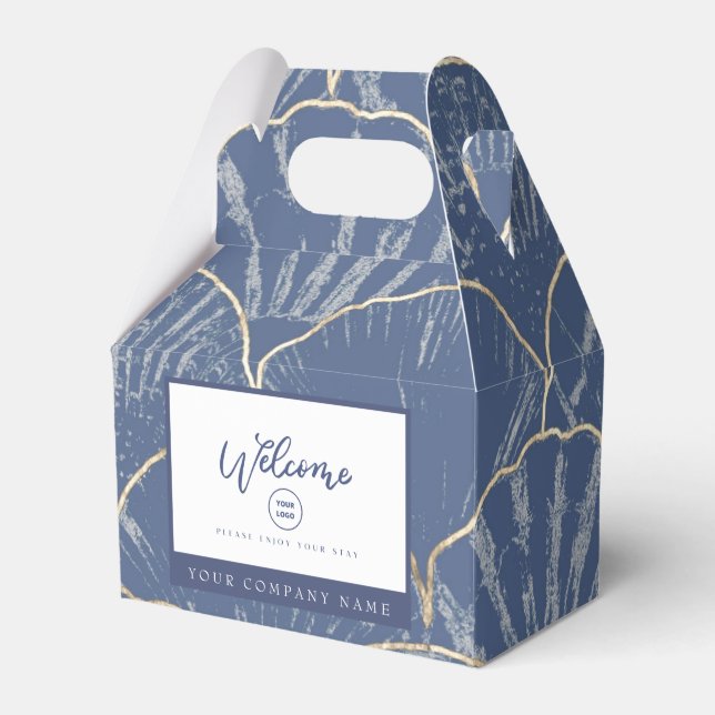 Ballotins Ballotin de coquillage profond bleu et or (Verso)
