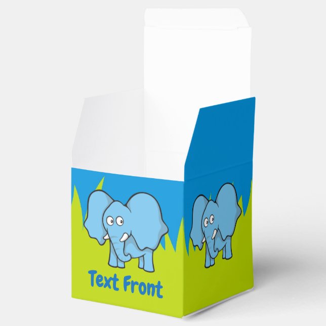Ballotins Ballotin de dessin animé d'éléphants bleus (Ouvert)