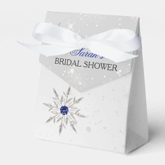 Ballotins Ballotin de douche nuptiale Silver Royal Blue (Verso)