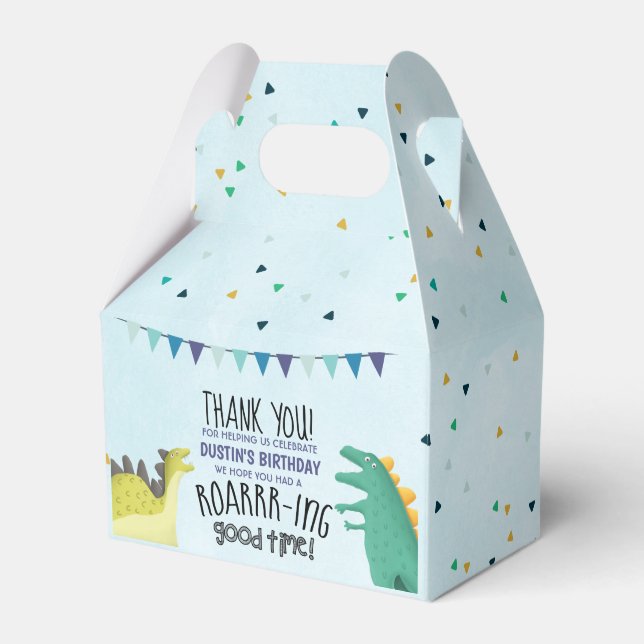 Ballotins Ballotin de fête d'anniversaire de Dinosaur (Verso)